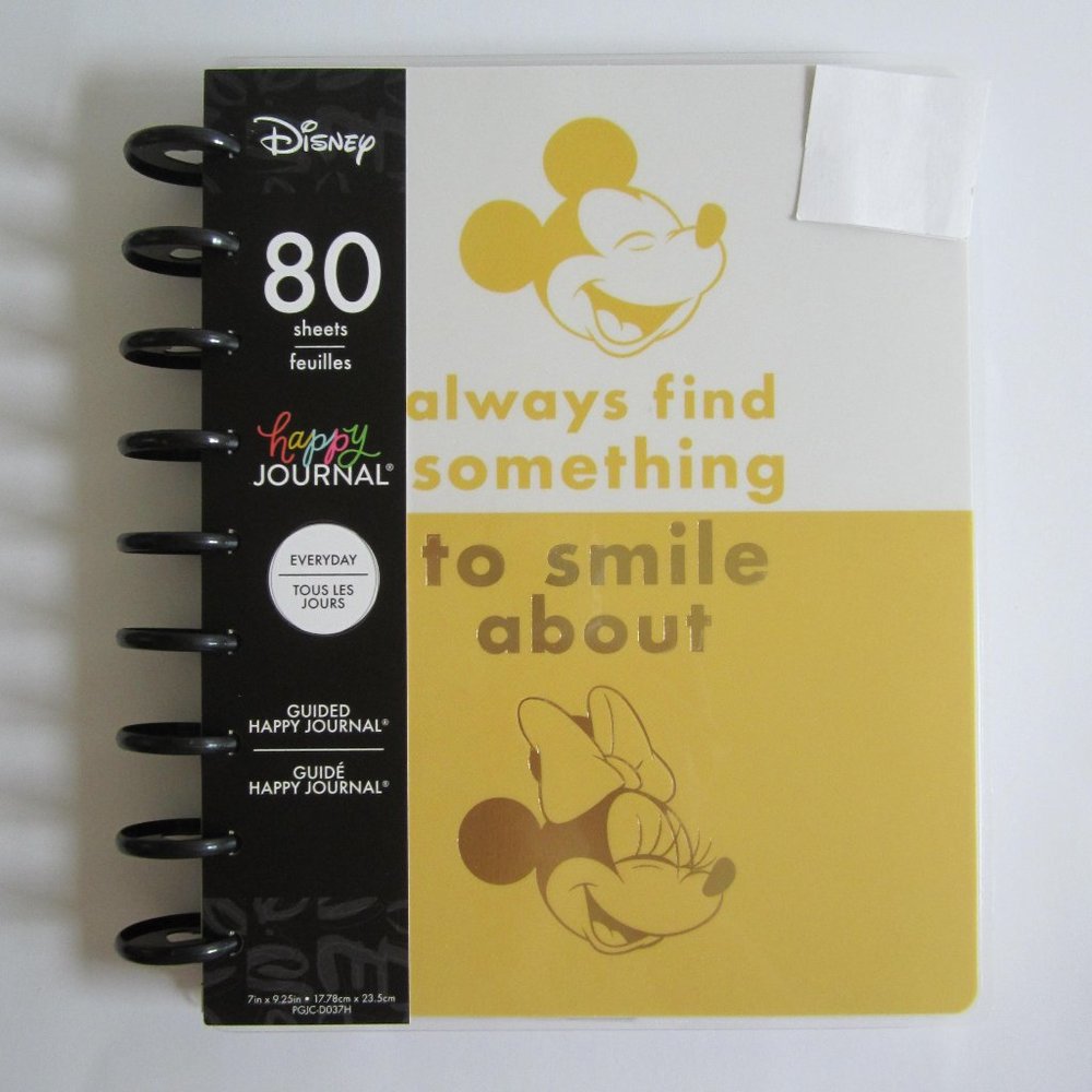 Disney Mickey Minnie Happy Journals "Always Something To Smile About" Notebook